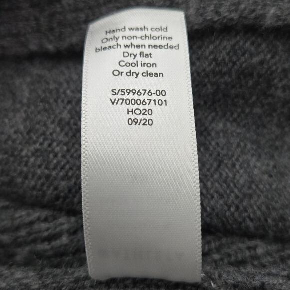Athleta Gray Spirit Wool Cashmere Wrap Open Front Mid-Length Cardigan XS - Picture 9 of 9